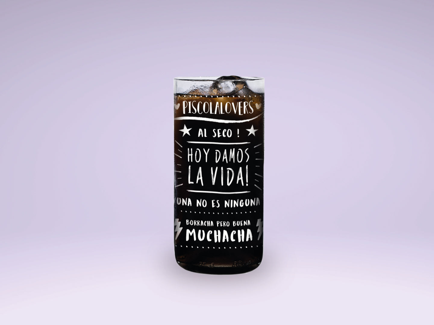 Vaso piscolera Piscolovers color transparente 500ml