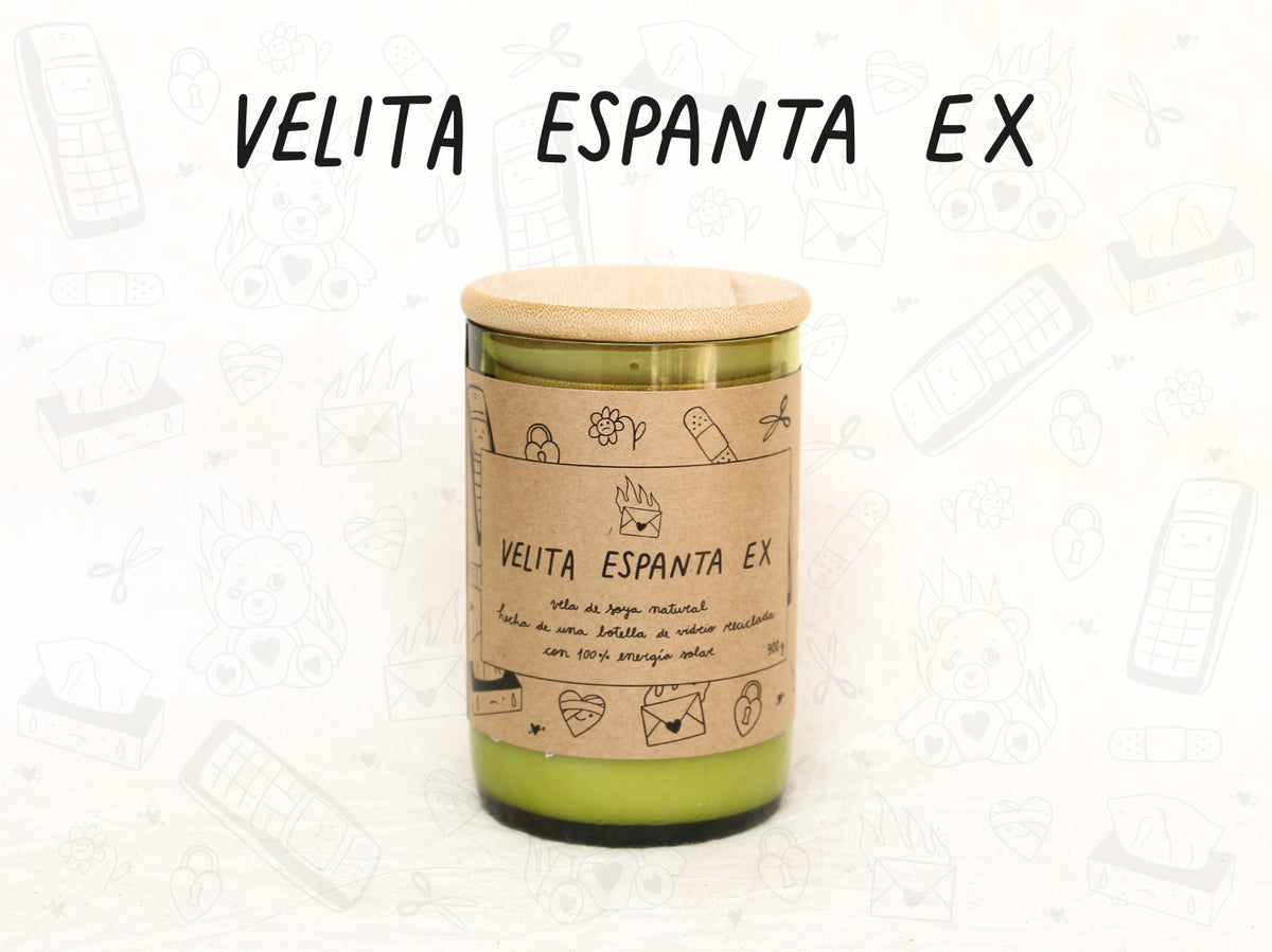 Velita Espanta Ex - Aroma Vainilla - Verde