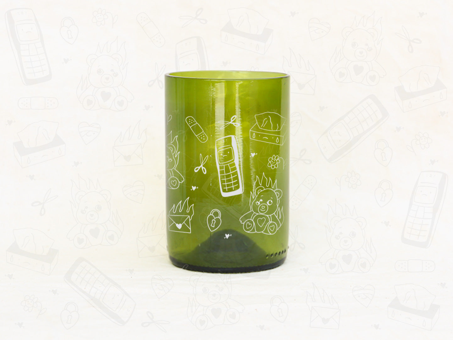 Velita Espanta Ex - Aroma Vainilla - Verde