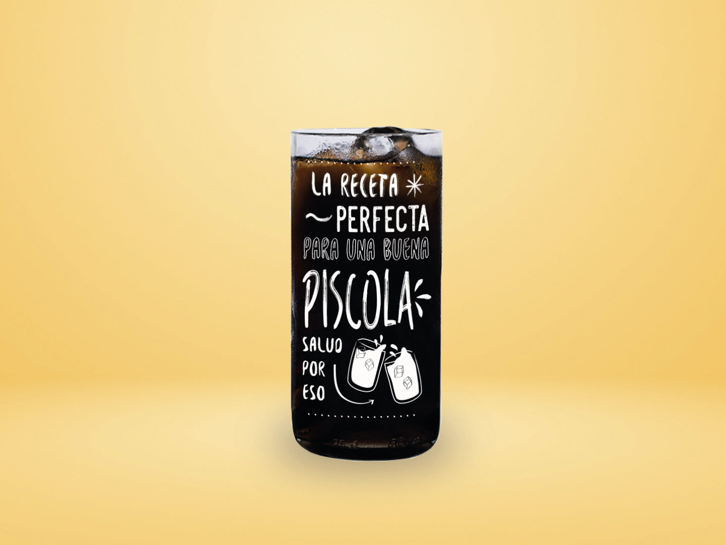 LA RECETA - Vasos Piscoleros Green Glass