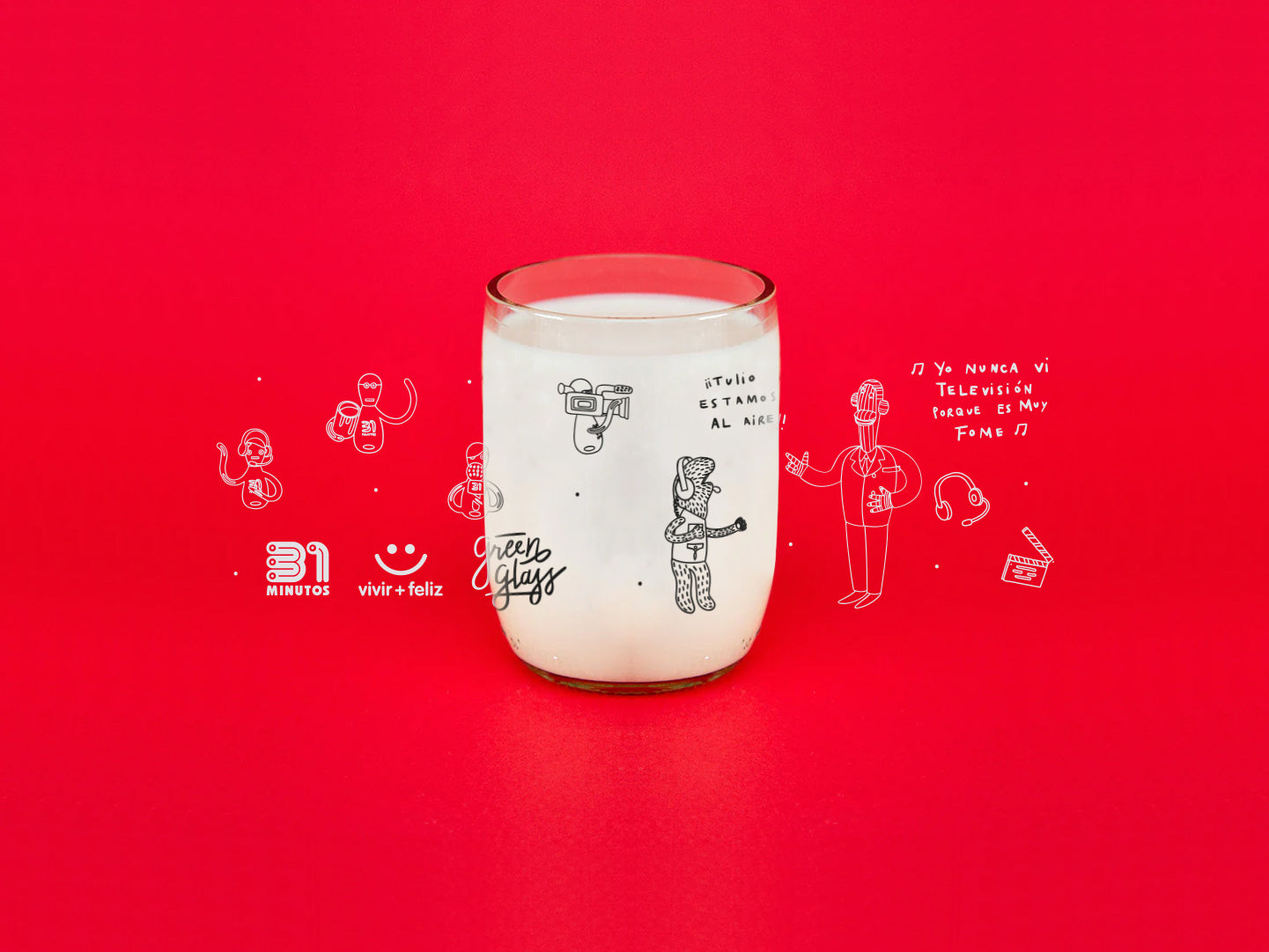 Vaso Tulio Triviño de 31 minutos color trasparente 200ml