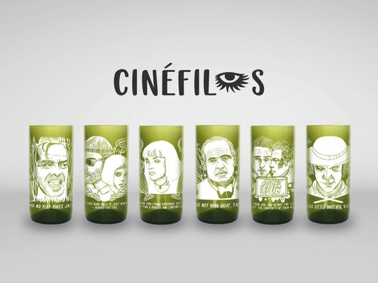 Cinéfilo Juego de 6 Vasos