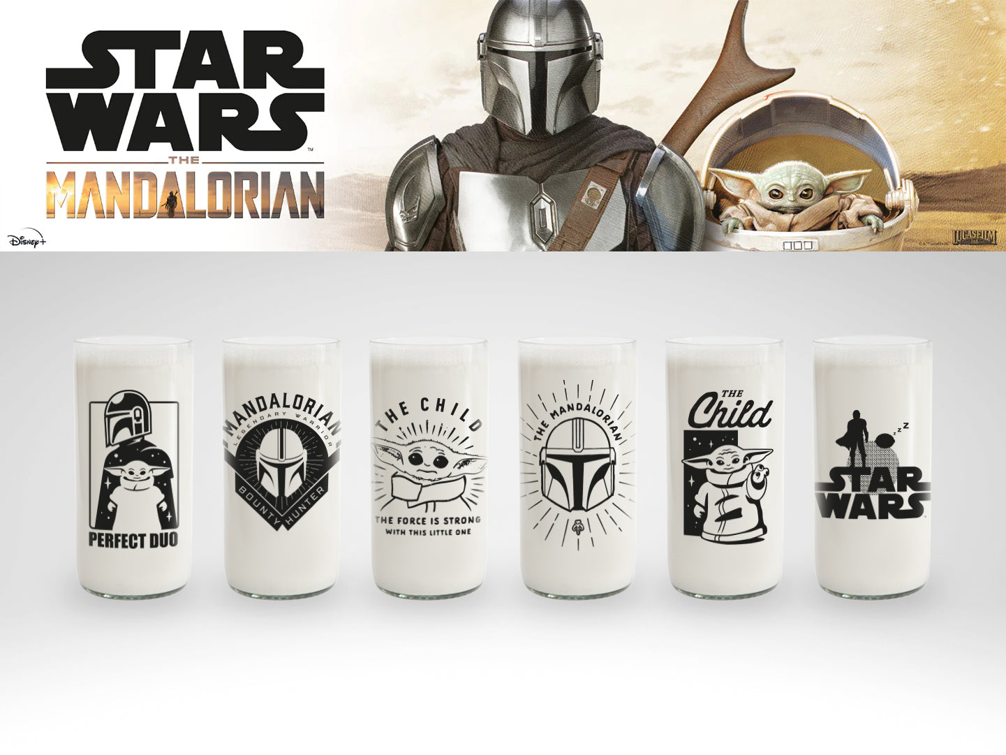 The Mandalorian 1 - Juego de 6 Vasos