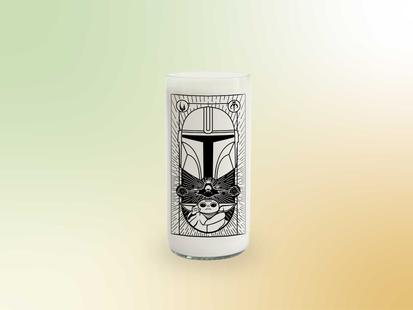 MANDALORIAN 3 - JUEGO DE 6 VASOS - 500 ml