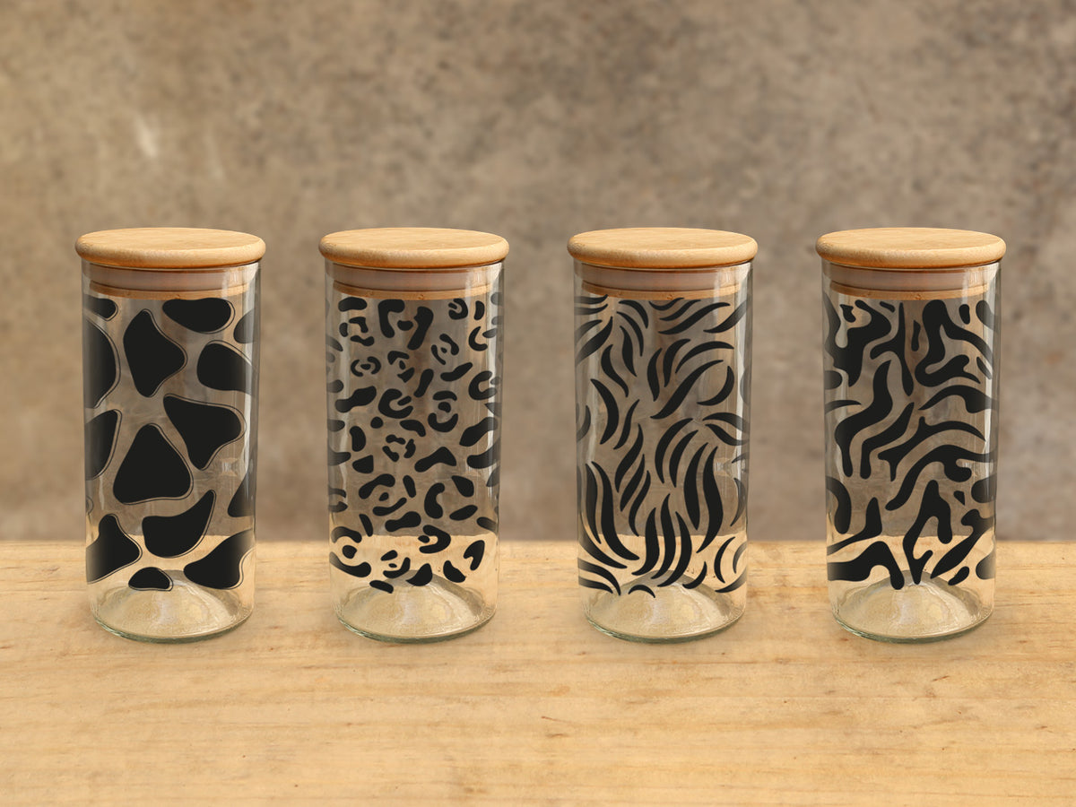 Pack 4 Frascos Animal Print - 500cc