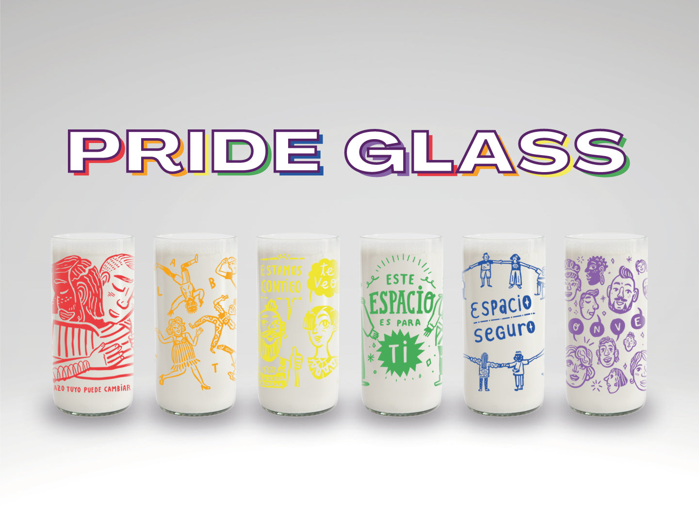 PRIDE GLASS JUEGO DE 6 VASOS