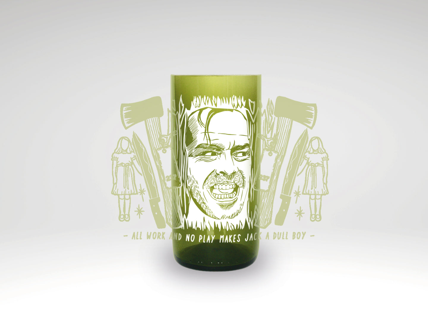 EL RESPLANDOR - Vasos Cinéfilos Green Glass