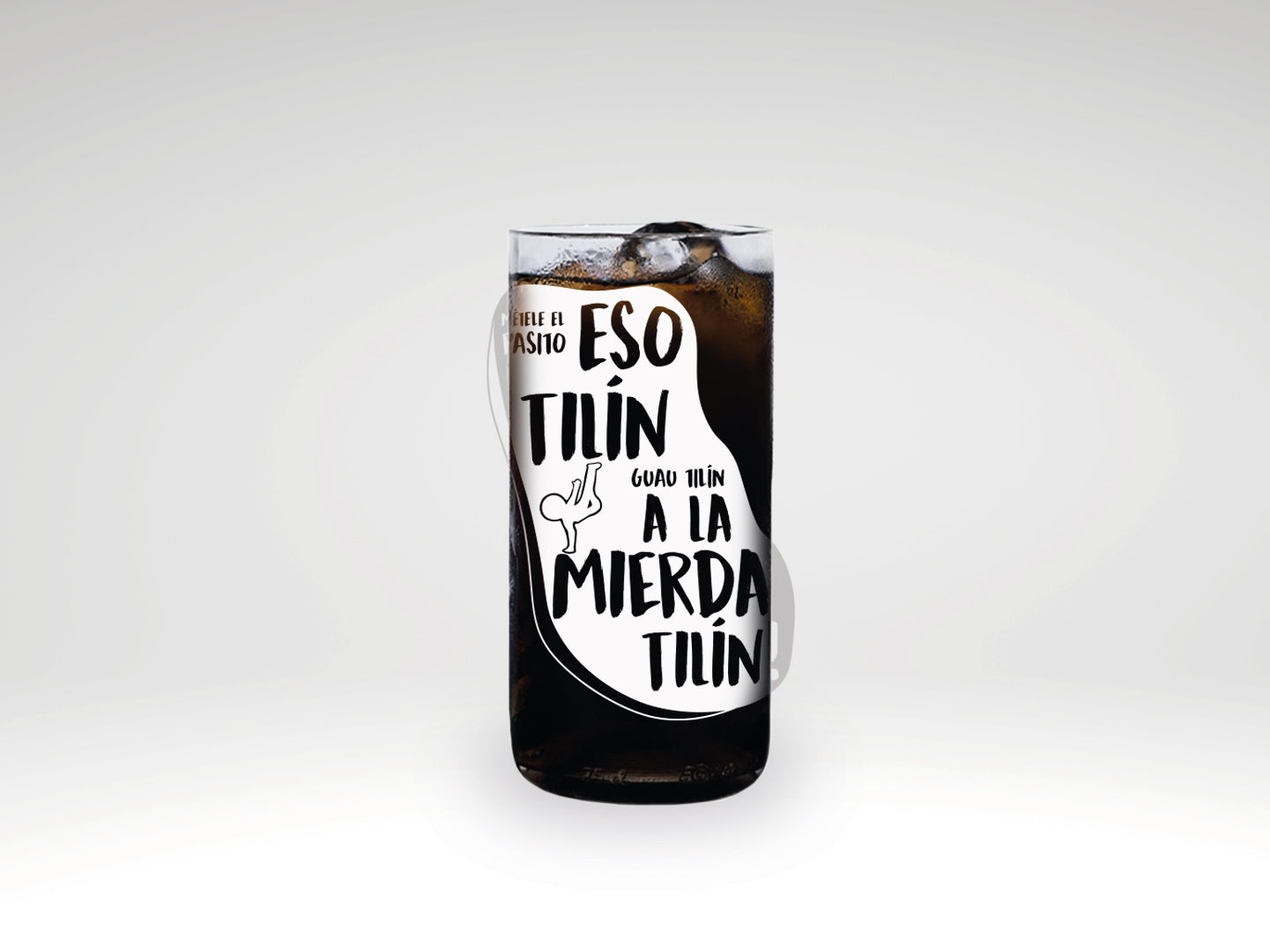 Vaso TikTok Eso Tilín... color transparente 500ml