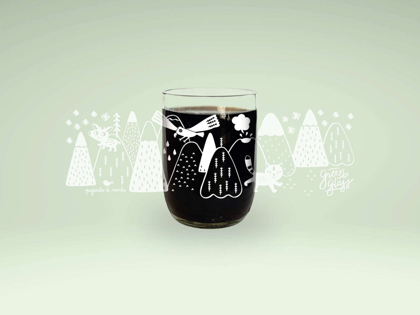 Vaso Cordillera de los Andes color transparente 200ml