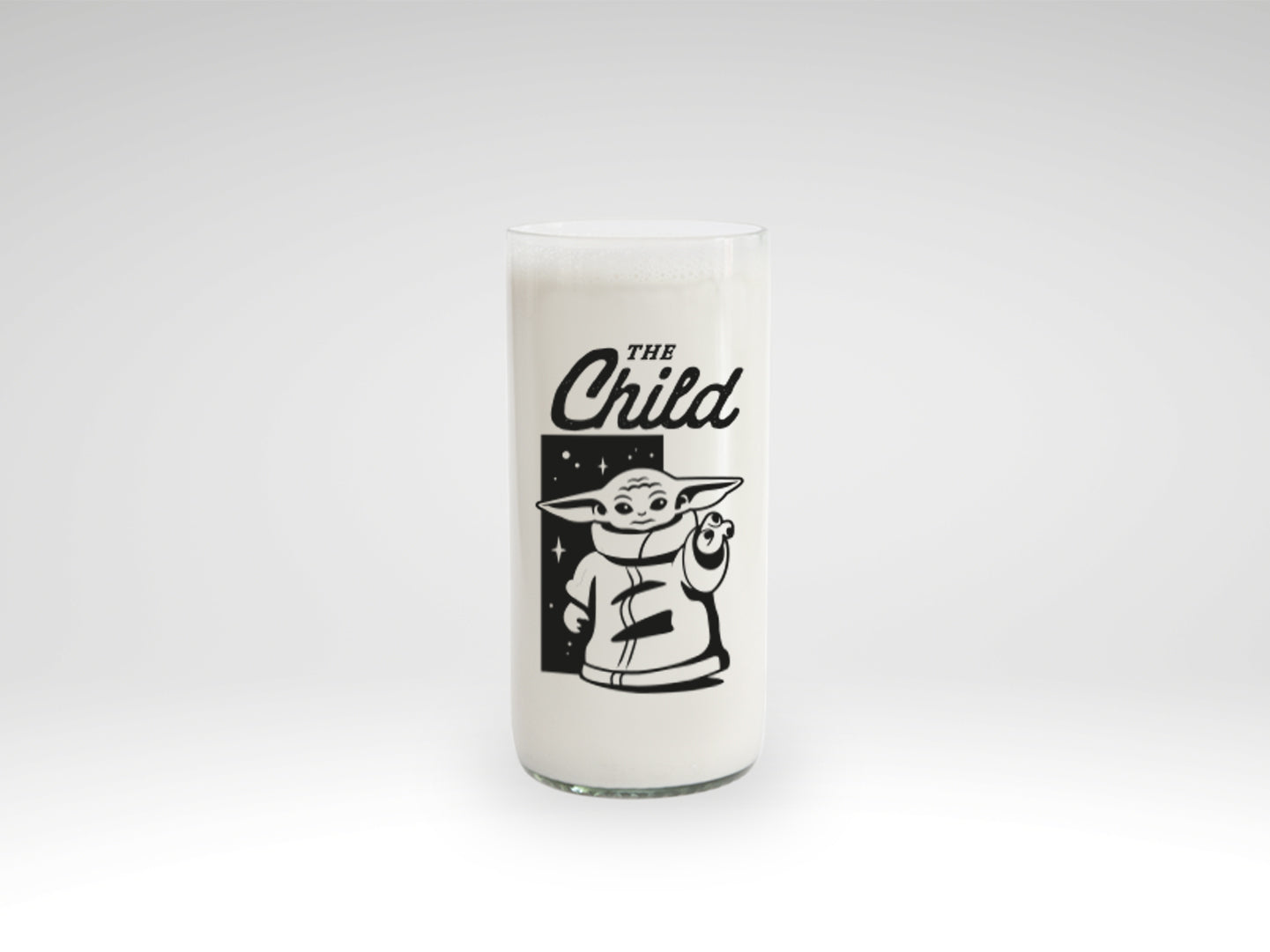 Vaso The Child the force... de la serie Mandalorian 1 - trans 500ml