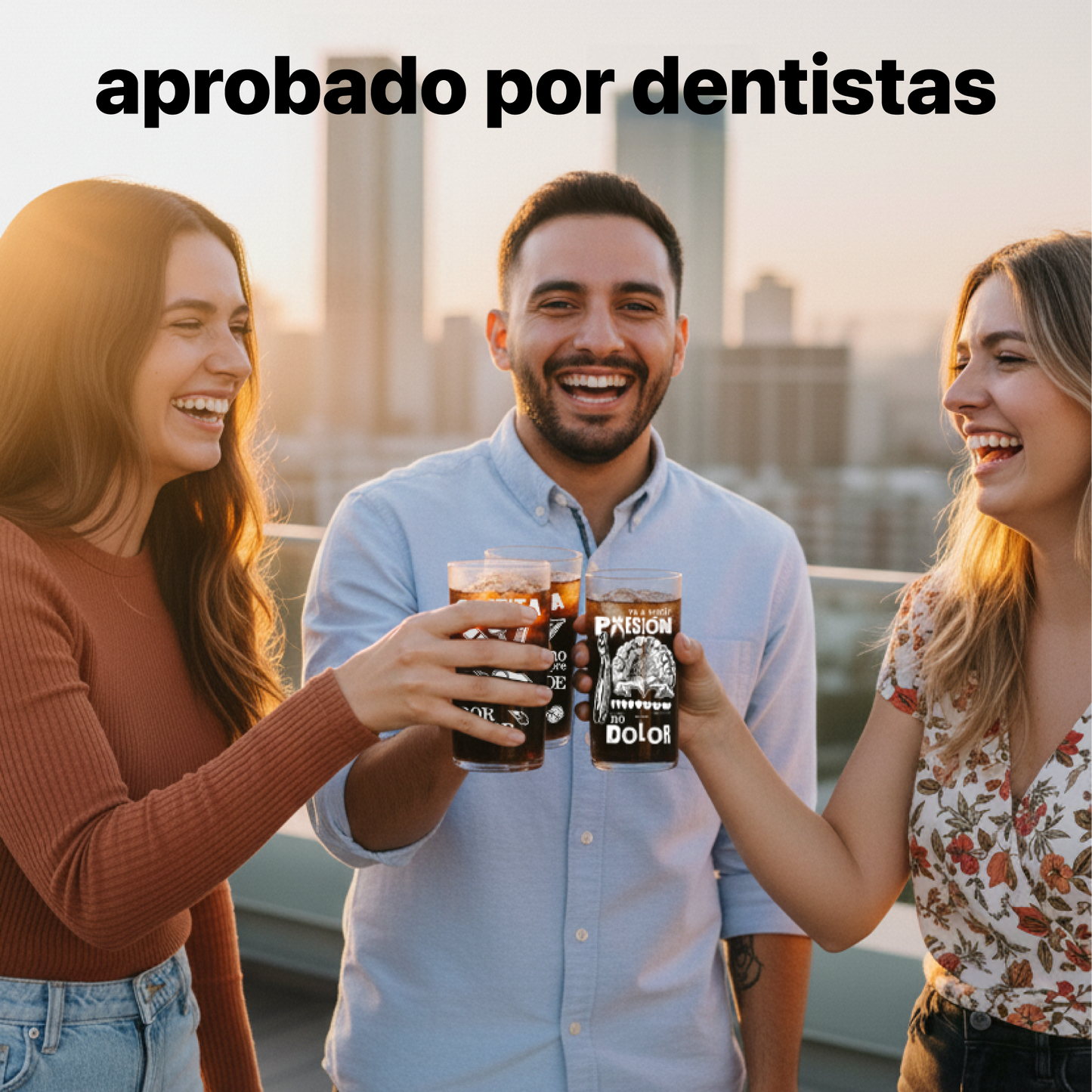 Dentistas - Juego de 6 Vasos de 500 ml