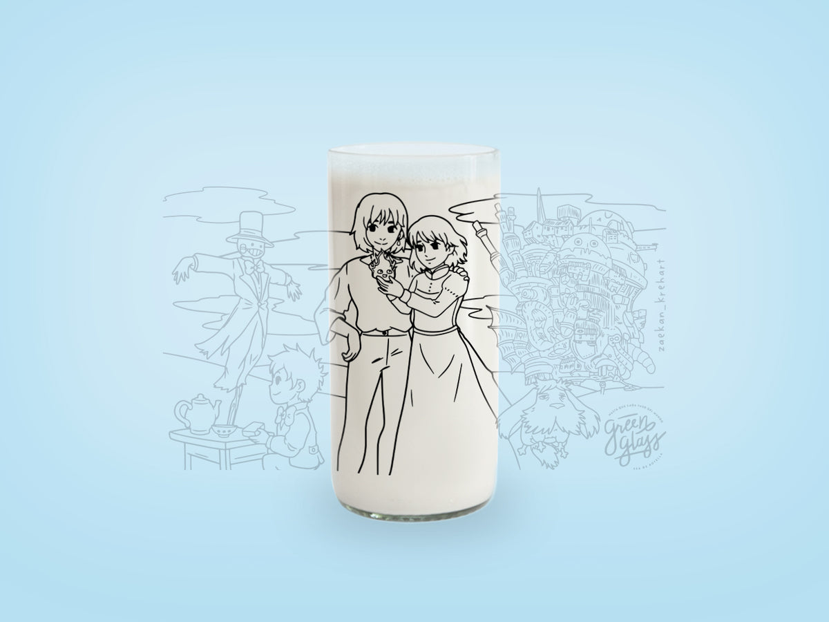 Vaso película El Castillo Ambulante de Howl color Transparente 500ml