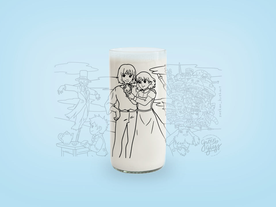 Vaso película El Castillo Ambulante de Howl color Transparente 500ml
