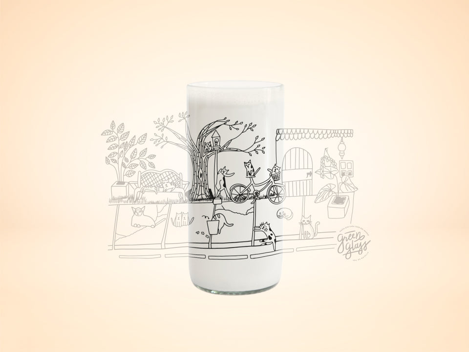 Cat Lover - Juego de 6 Vasos Gatunos - 500ML
