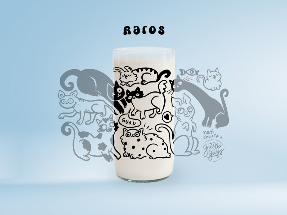 Miau Glass - Juego de 6 Vasos - 500 ml