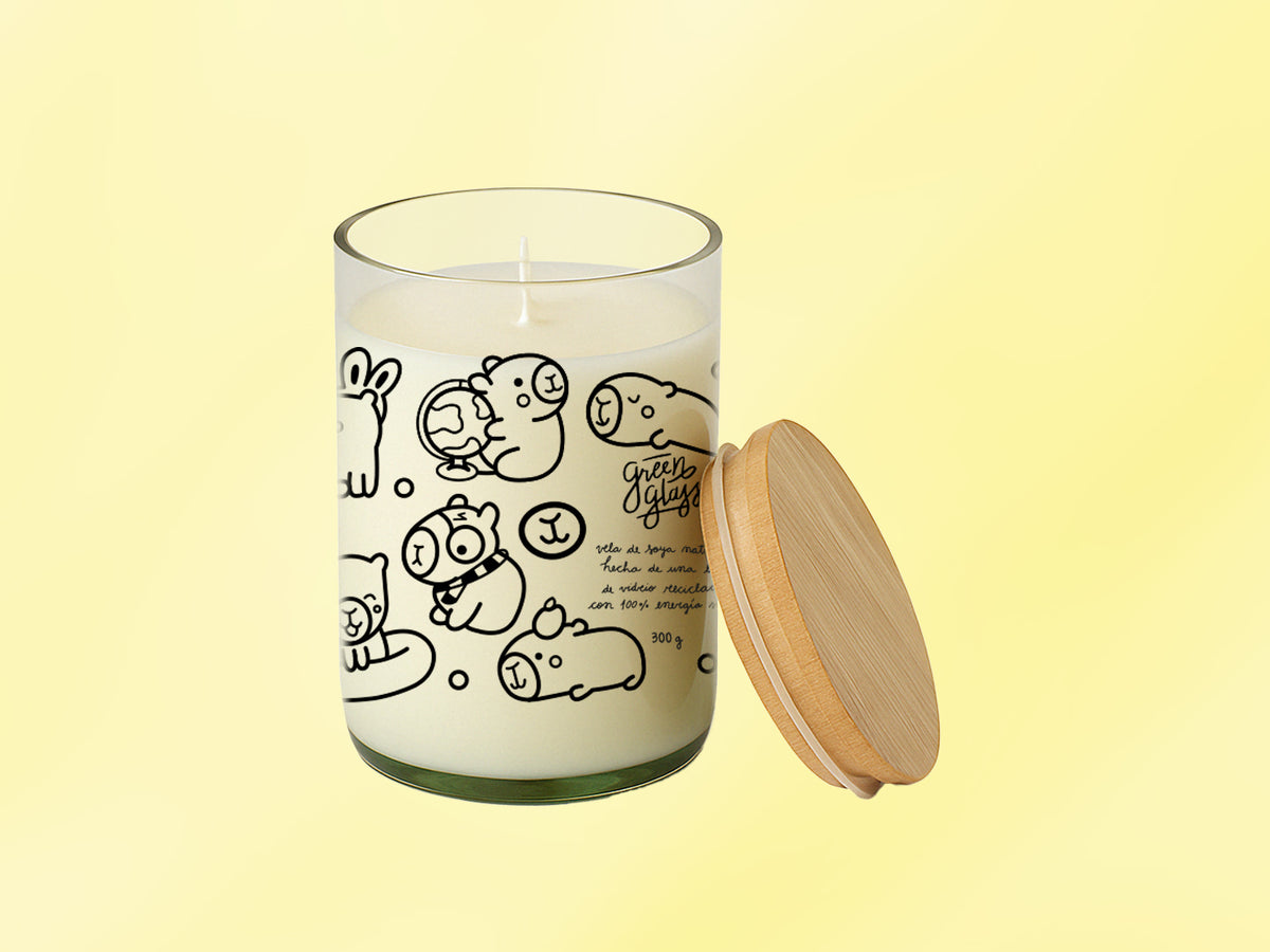 Vela Capibara: Edición limitada - Aroma Bergamota