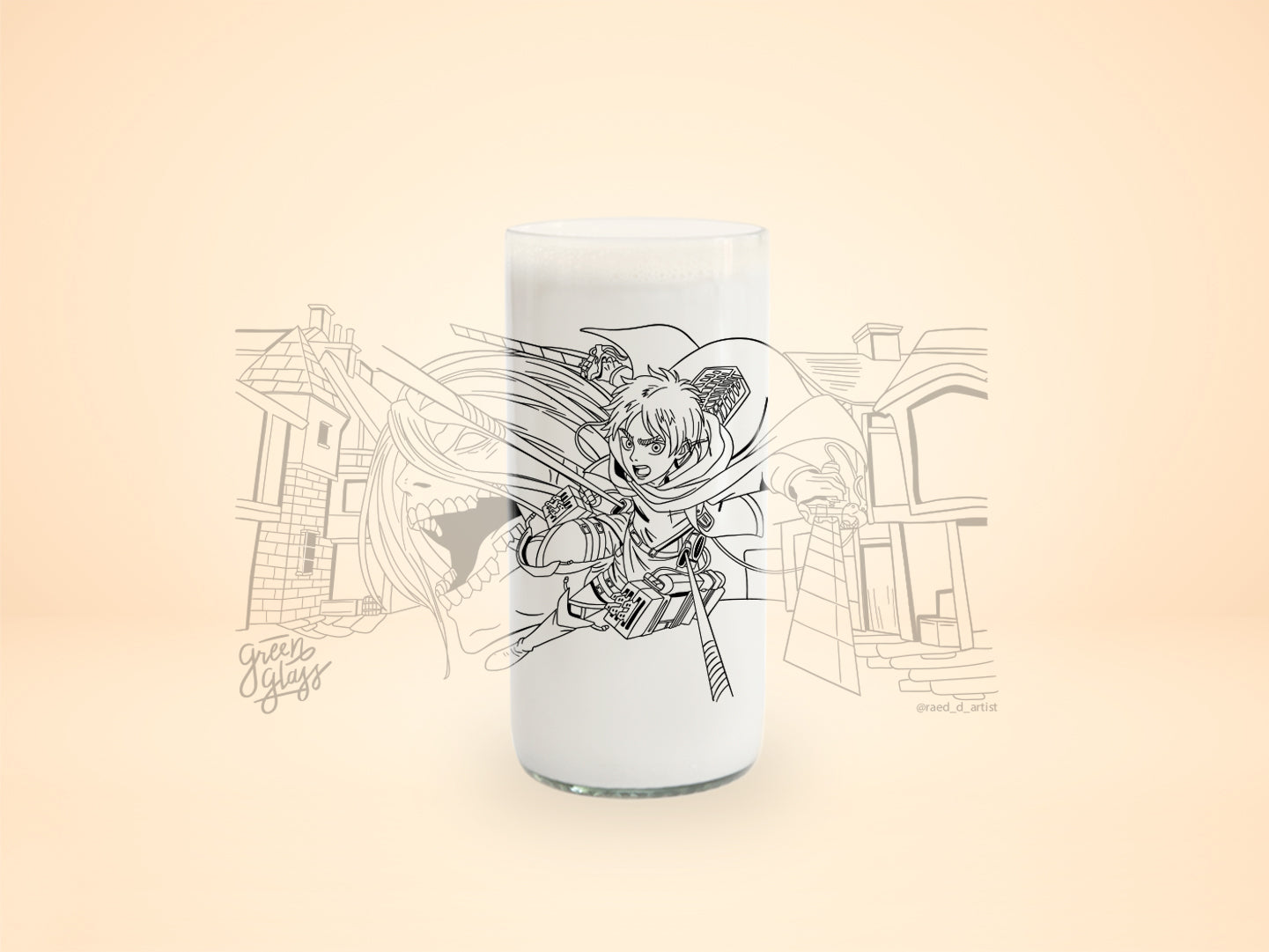 Vaso Eren Legión Glass Color Transparente 500ml