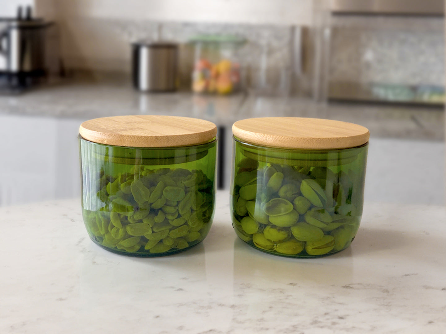 Pocillos de Picoteo - Verdes (2 unidades) - 400 ml