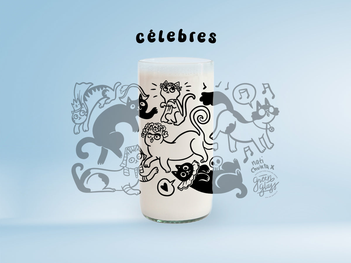 Miau Glass - Juego de 6 Vasos - 500 ml
