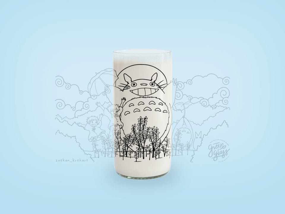 Vaso Película Mi Vecino Totoro color Transparente 500ml