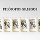 Filósofos Griegos - Juego de 6 Vasos