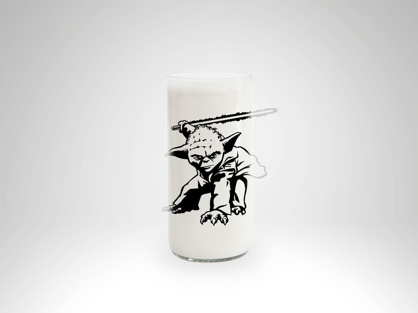 Vaso Precuelas Star Wars Yoda Transparente 500ml