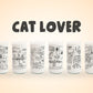 Cat Lover Juego de 6 Vasos Gatunos 500ML