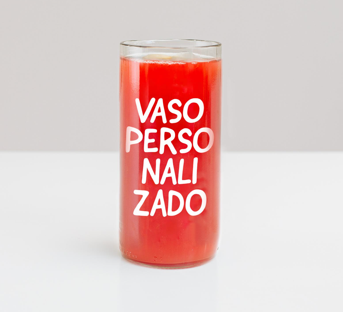 Regalo Personalizado Vaso de Vidrio