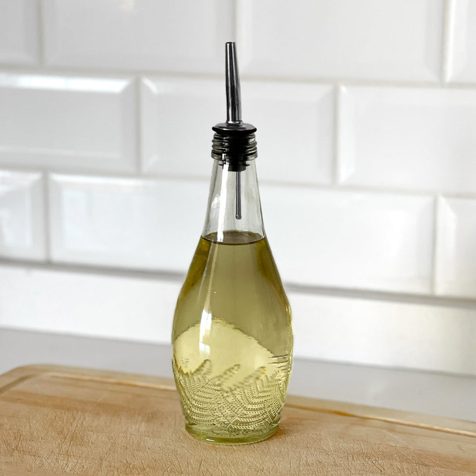 Aceitero Puyehue -  Botella Con Dispensador Acero Inox - 330 ml