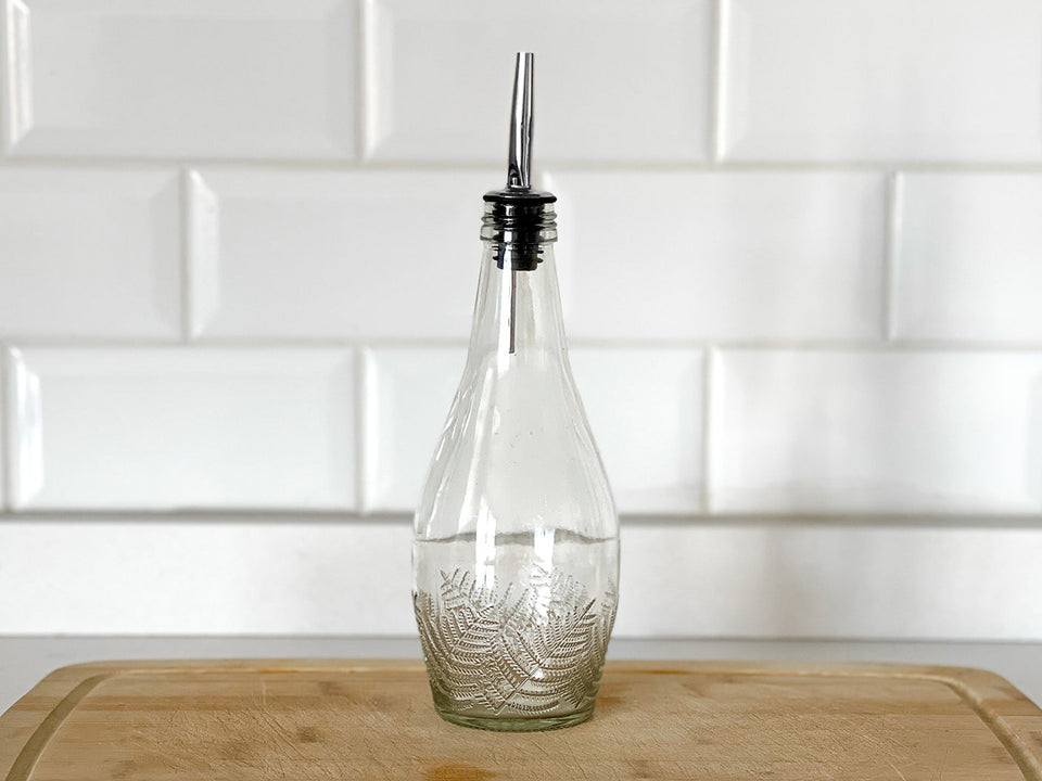 Aceitero Puyehue -  Botella Con Dispensador Acero Inox - 330 ml