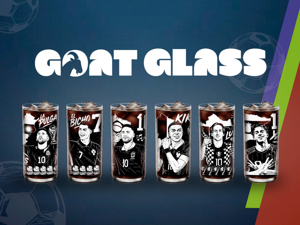 GOAT GLASS - Juego de 6 Vasos