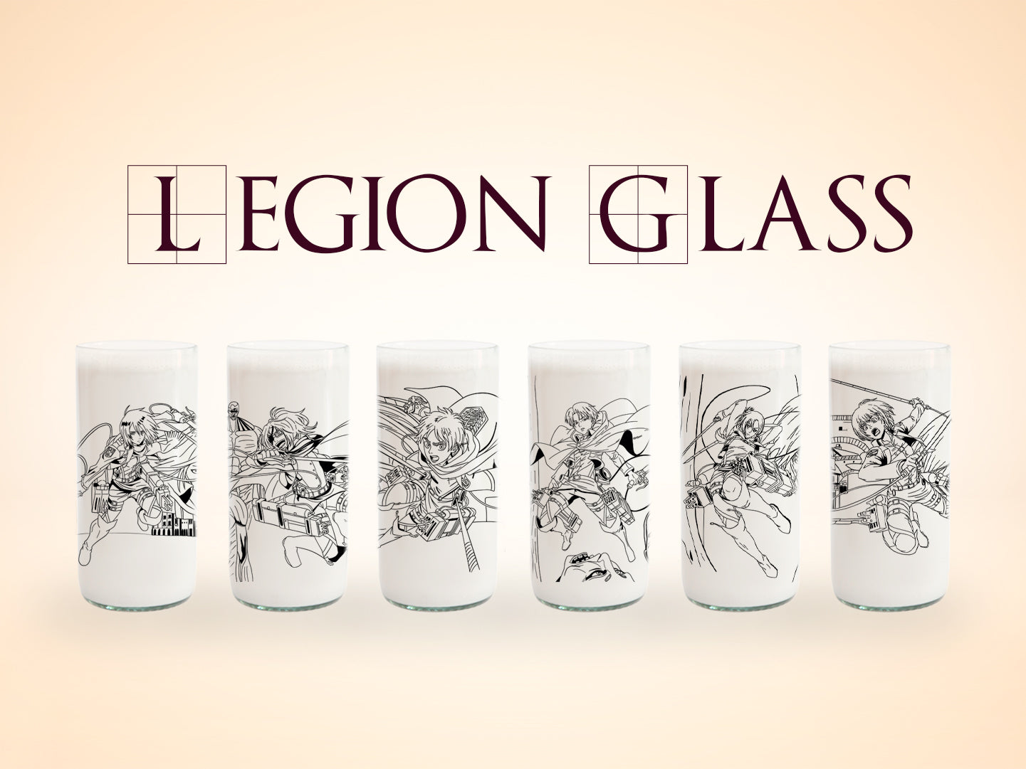 Legión Glass - Juego de 6 Vasos