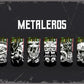 Metaleros - Juego de 6 Vasos - 500 ml
