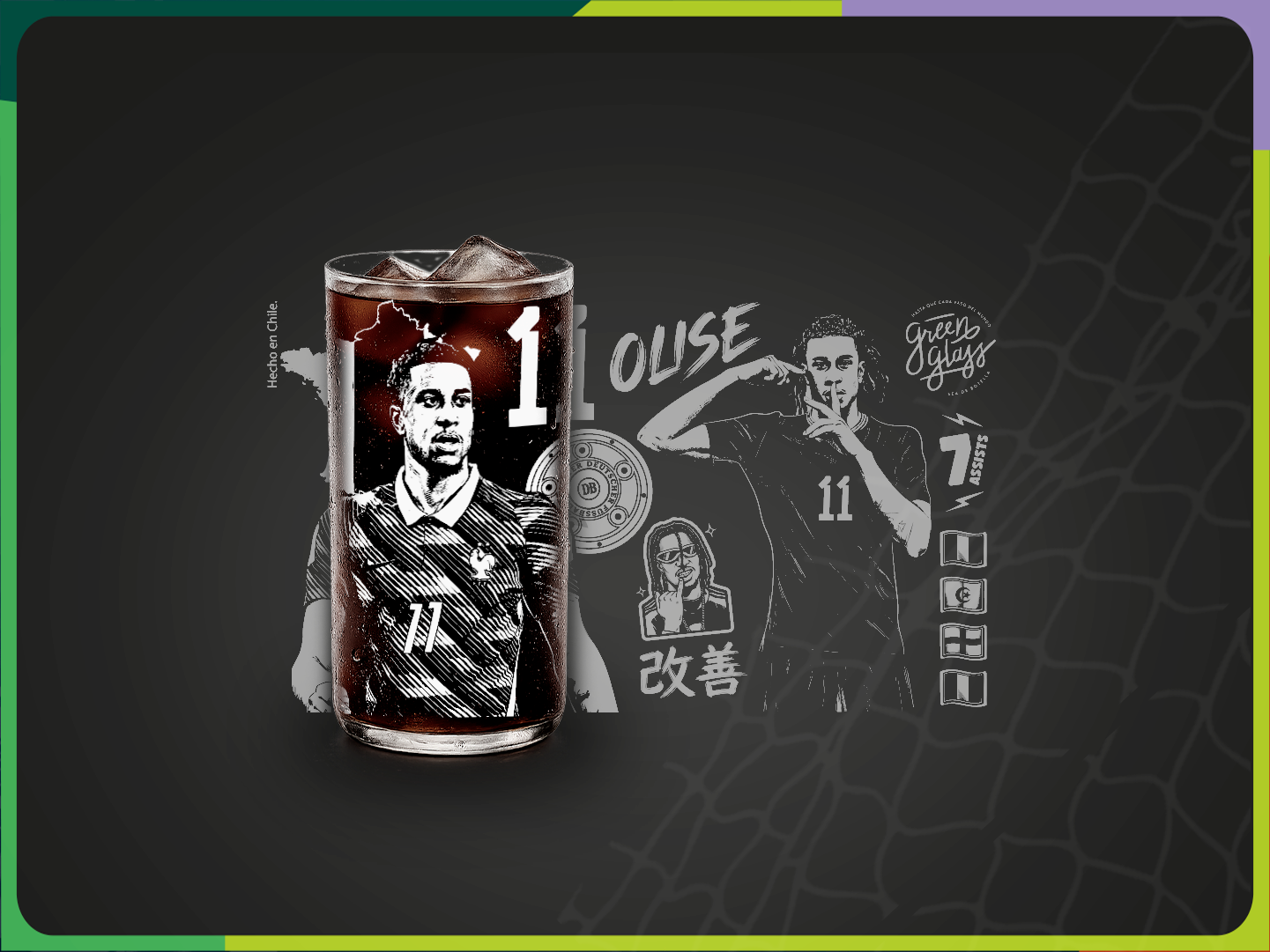 Vaso Olise GOAT GLASS: THE PROMISES Color Transparente 500 ml