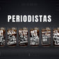 PERIODISTAS - Juego de 6 Vasos de 500 ml
