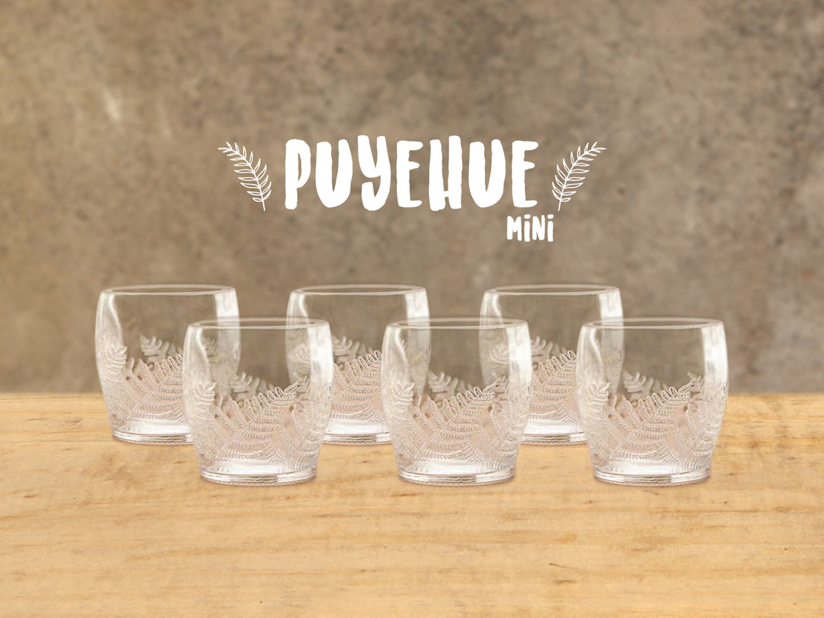Puyehue Mini - Juego de 6 Vasos - 200 ml