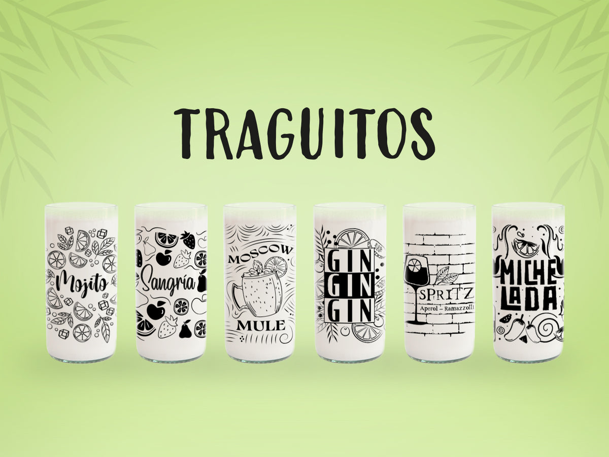 Traguitos - Juego de 6 Vasos - 500 ml