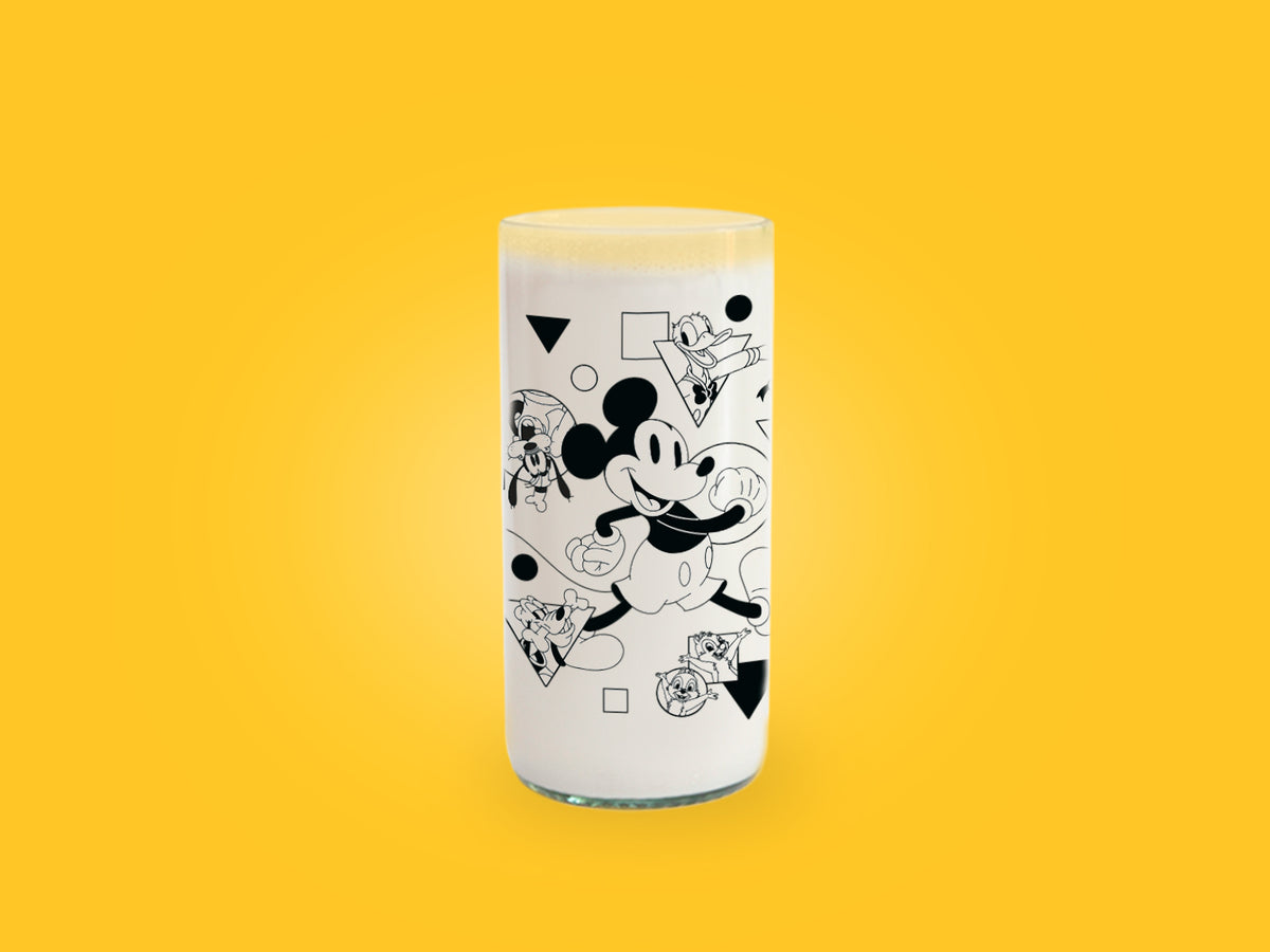 Vaso Amigos Mickey y Amigos Retro Color Transparente 500 ml