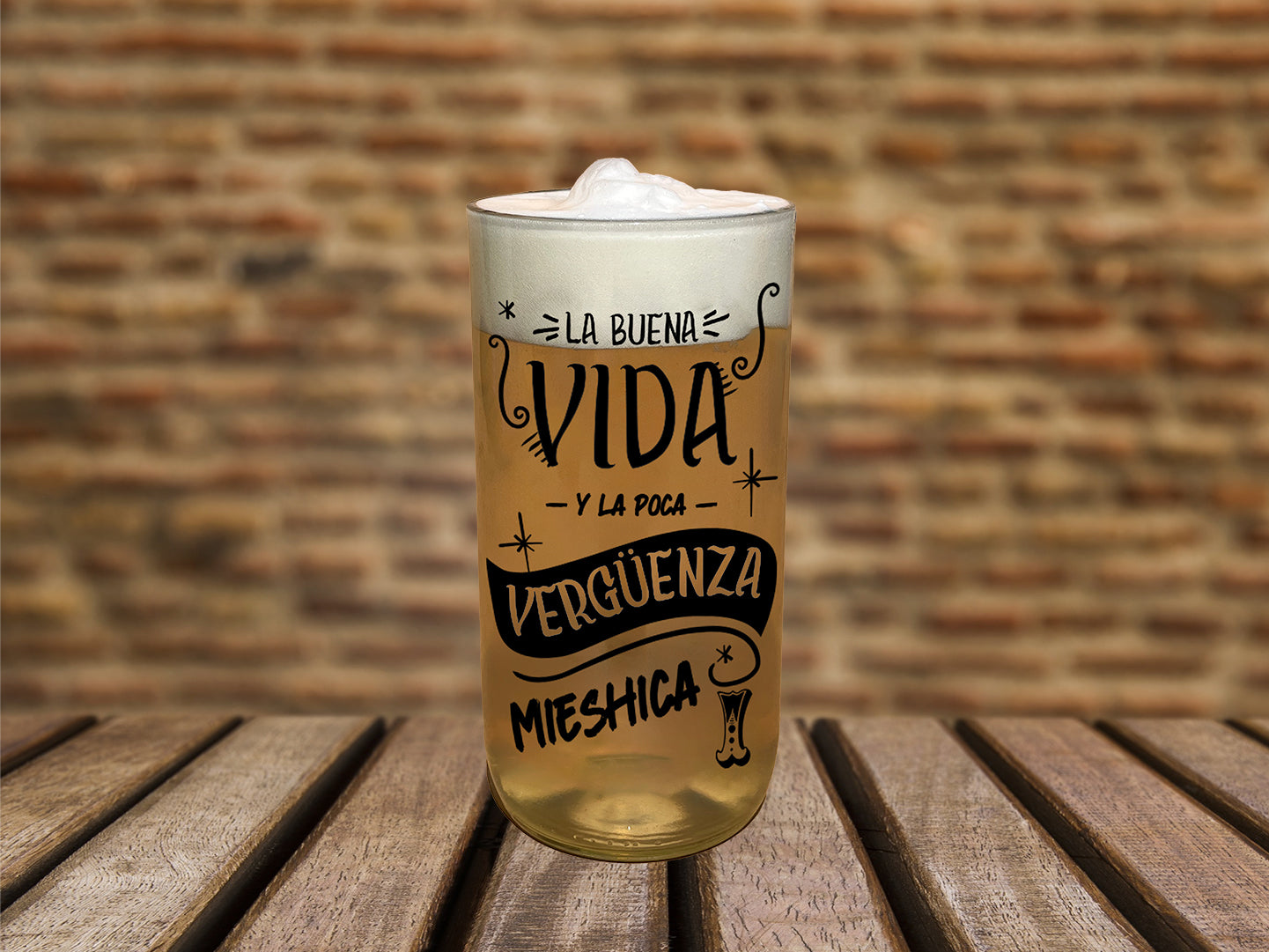 Vaso unitario de Litro  Gran Terremoto - Buena Vida