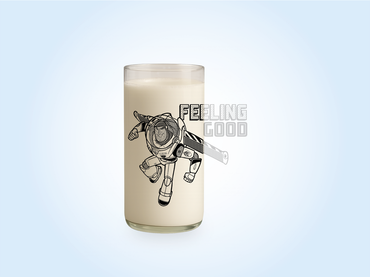 Vaso Buzz Toy Story Vintage Color Transparente