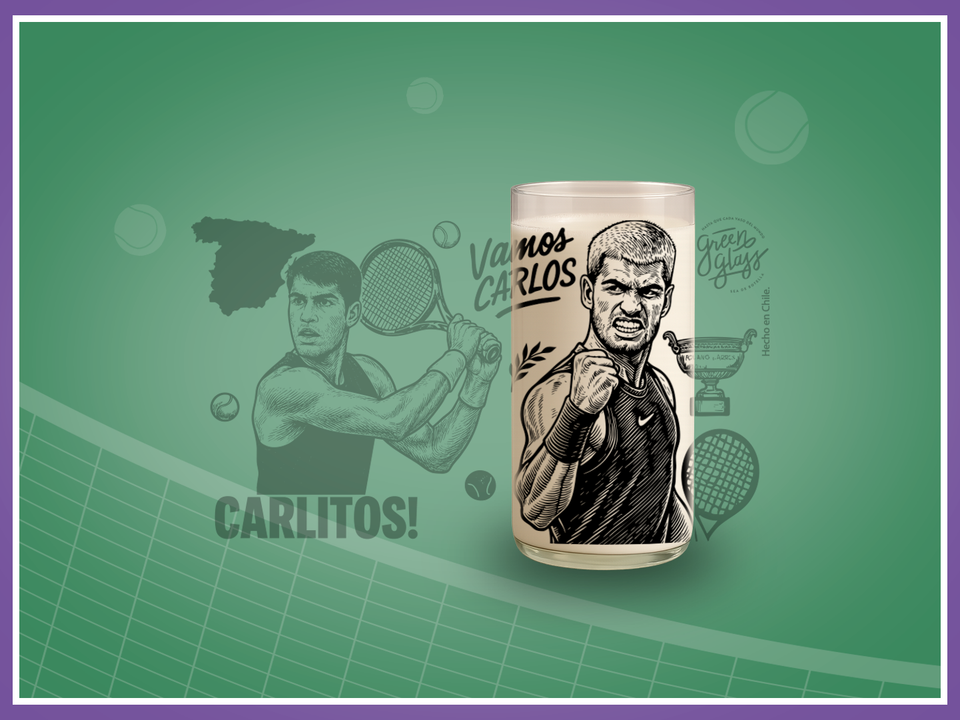 Vaso Carlitos GRAND SLAM - Color Transparente 500ml