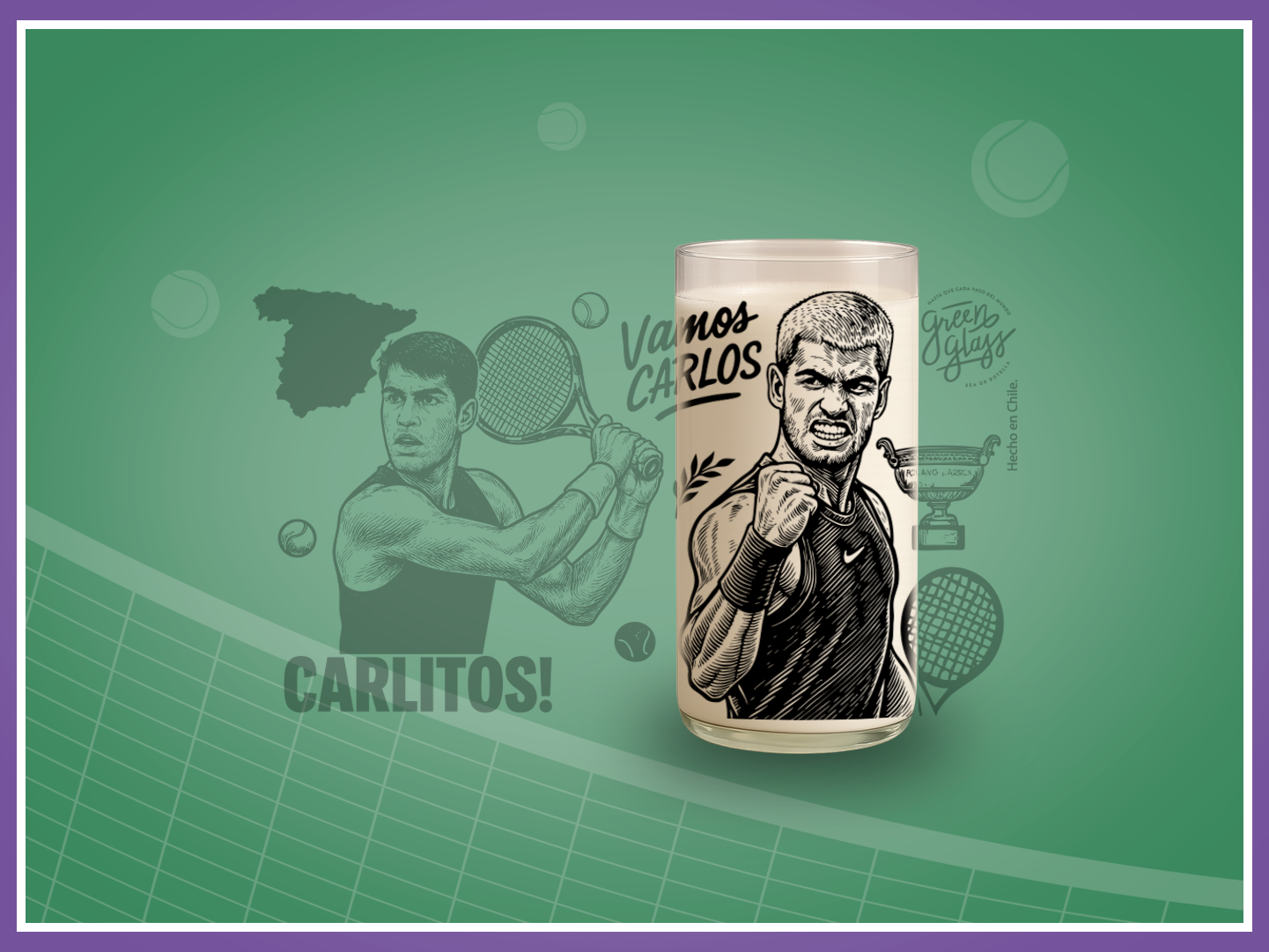 GRAND SLAM - Juego de 6 Vasos