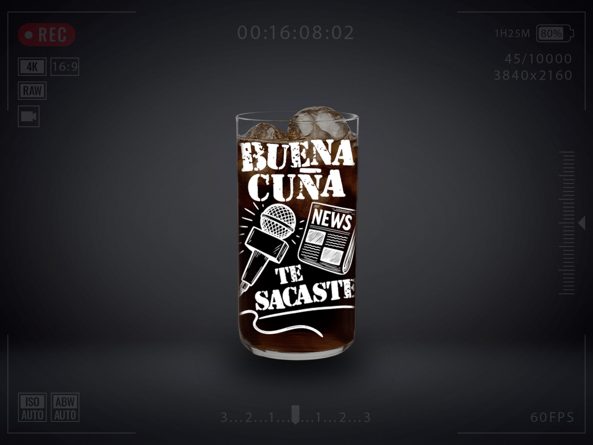 PERIODISTAS - Juego de 6 Vasos de 500 ml