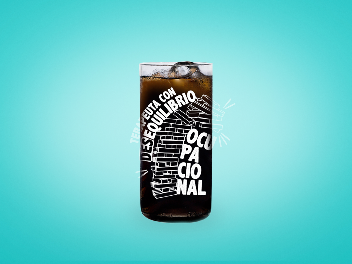 Terapeutas Ocupacionales  - Juego de 6 Vasos de 500 ml