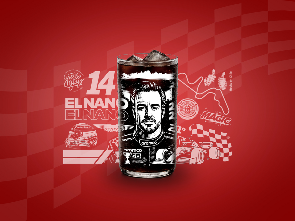 Pole Position - Juego de 6 Vasos