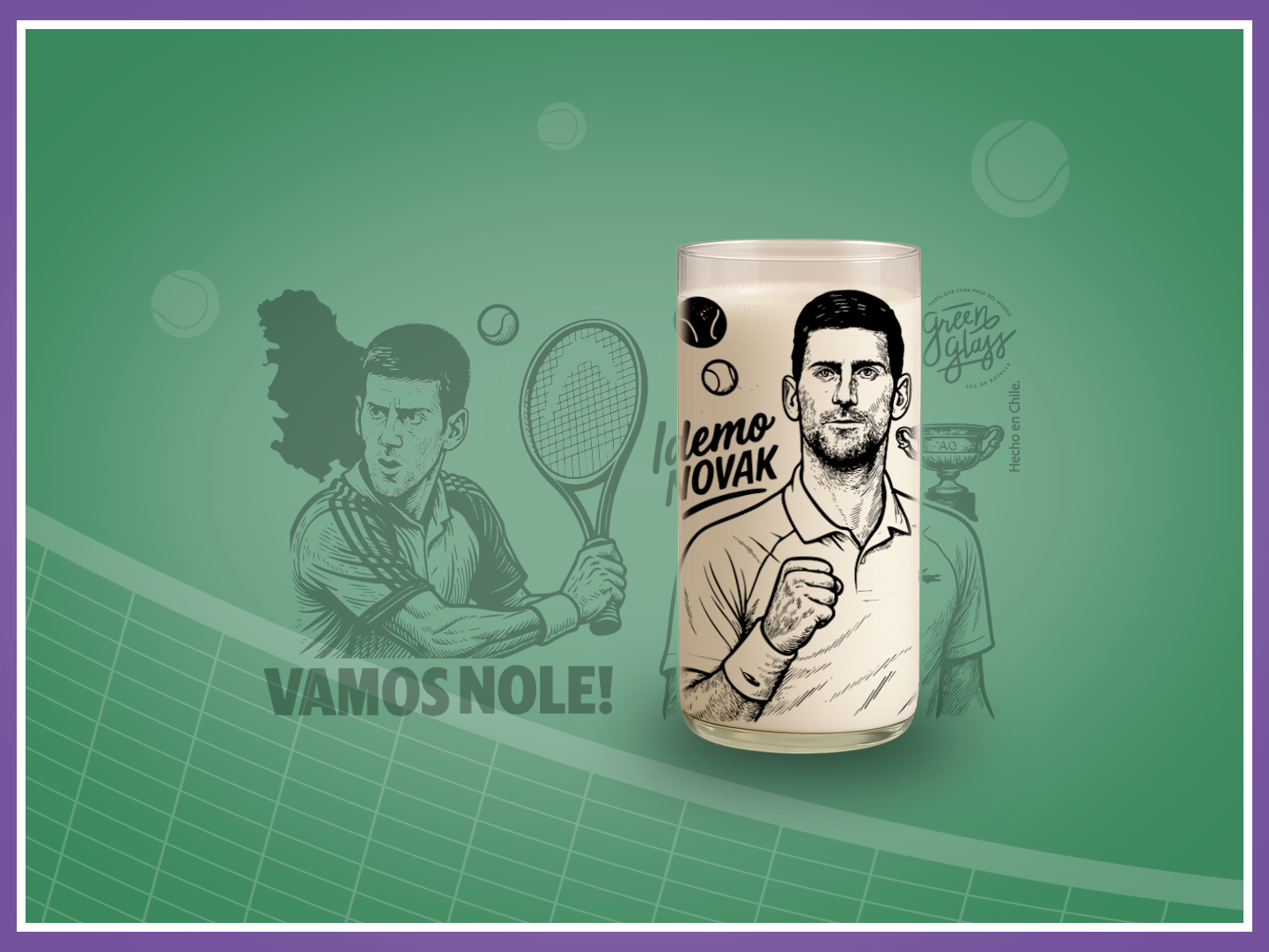 GRAND SLAM - Juego de 6 Vasos