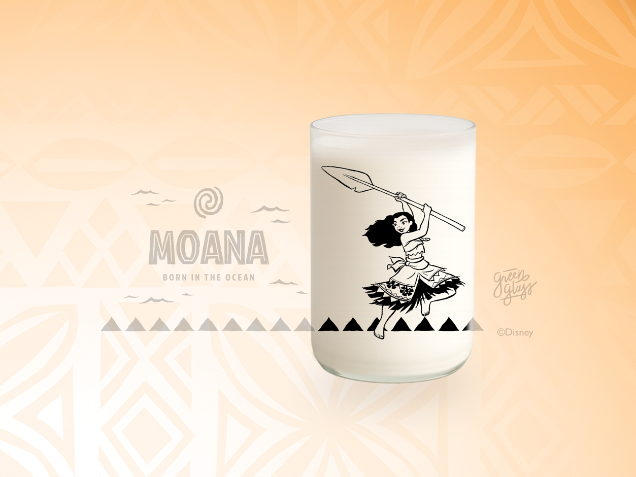 Disney Moana: Corazón del Mar - Juego de 4 Vasos de 330 ml