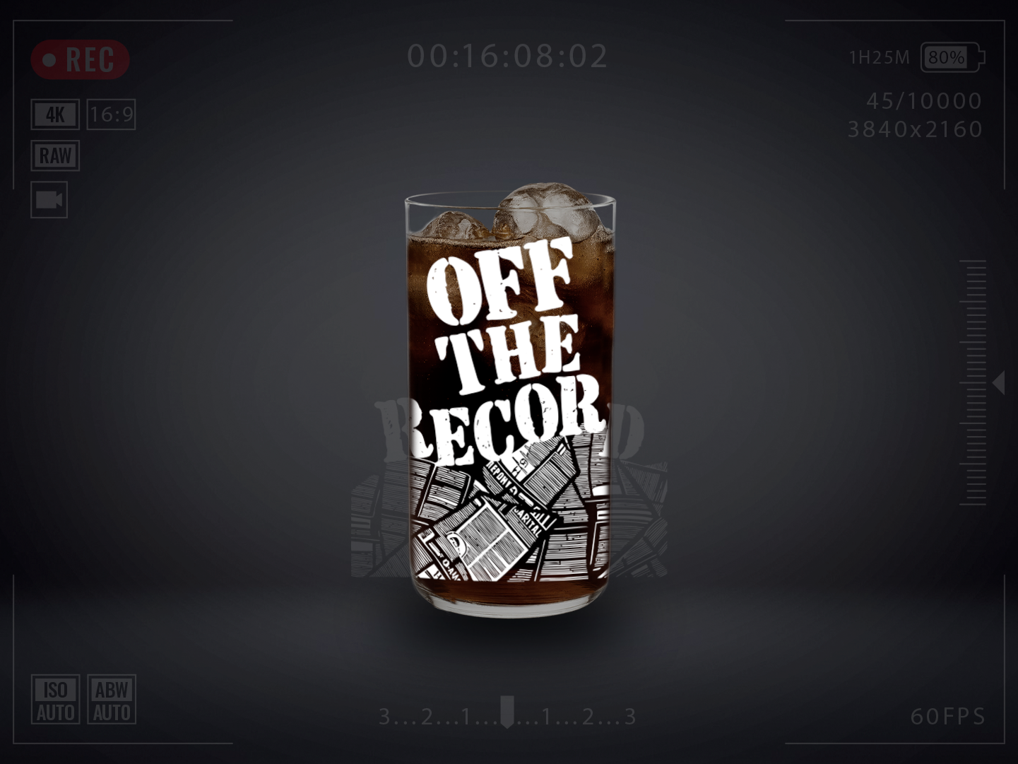 Vaso Off Periodistas Color Transparente 500 ml