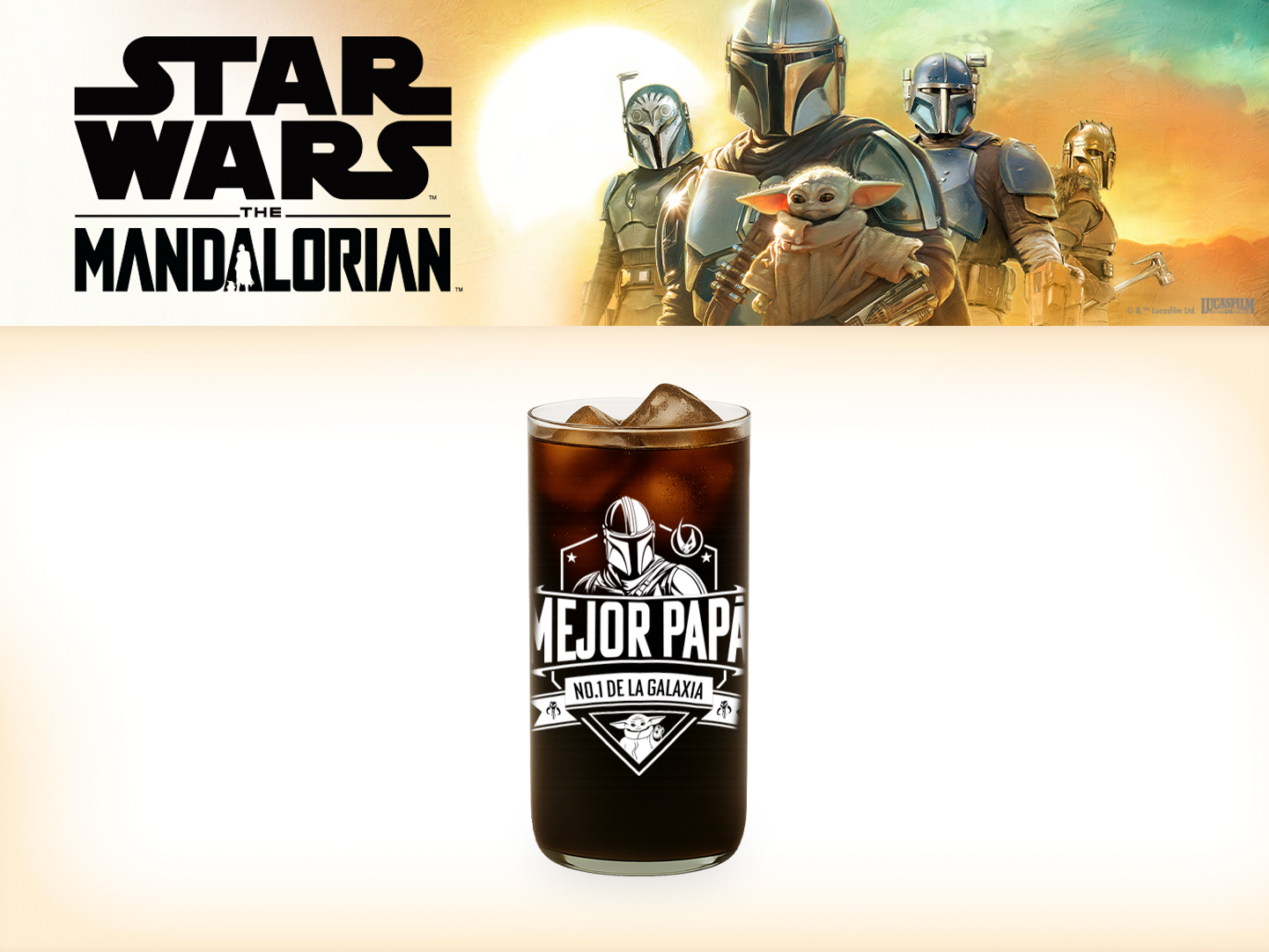 STAR WARS: The Mandalorian | Papalorian - Vaso de 500ml
