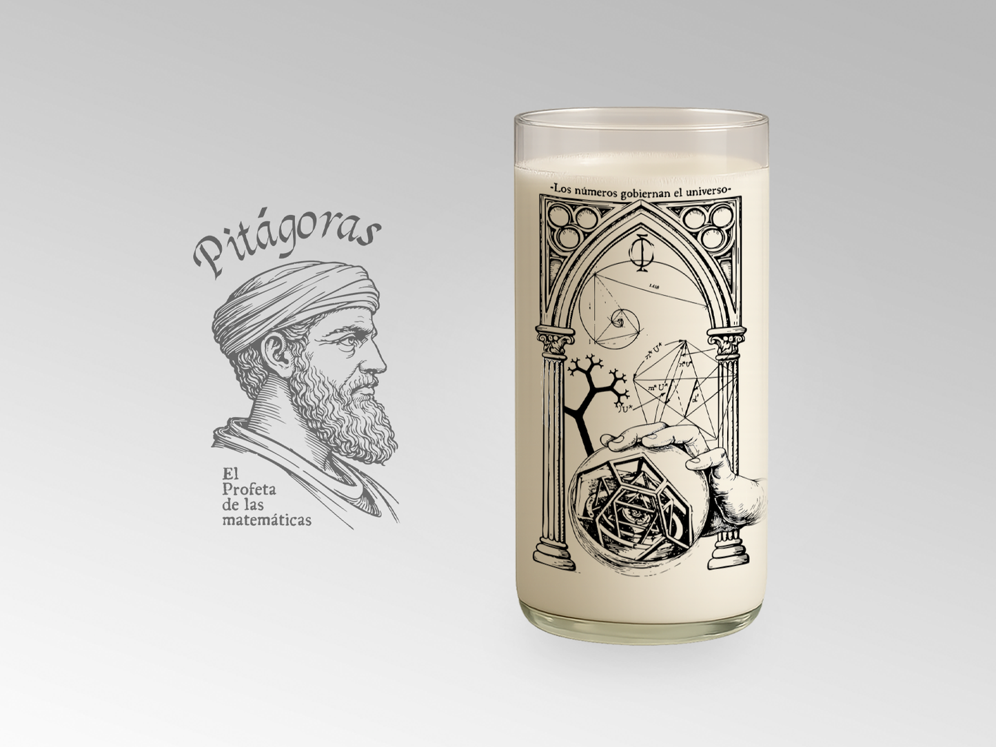Filósofos Griegos - Juego de 6 Vasos